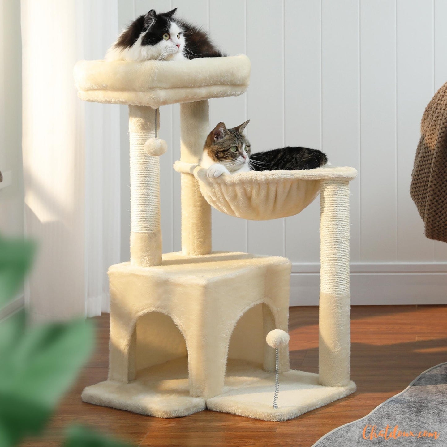 ARBRE A CHAT BEIGE