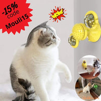 Jouet tournant et amusant pour chat | MouliMinou ™ chat doux