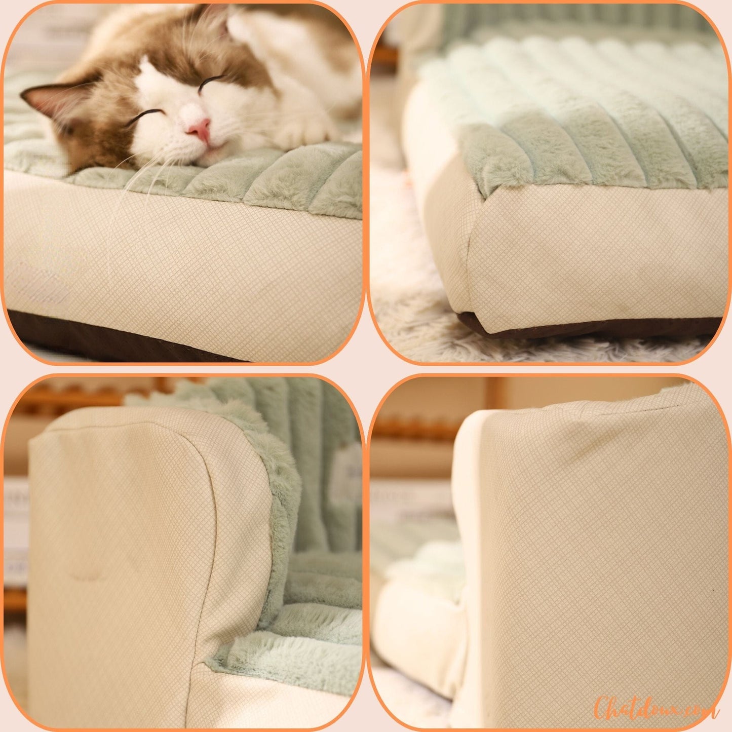Lit pour chat | Moelit™ chat doux