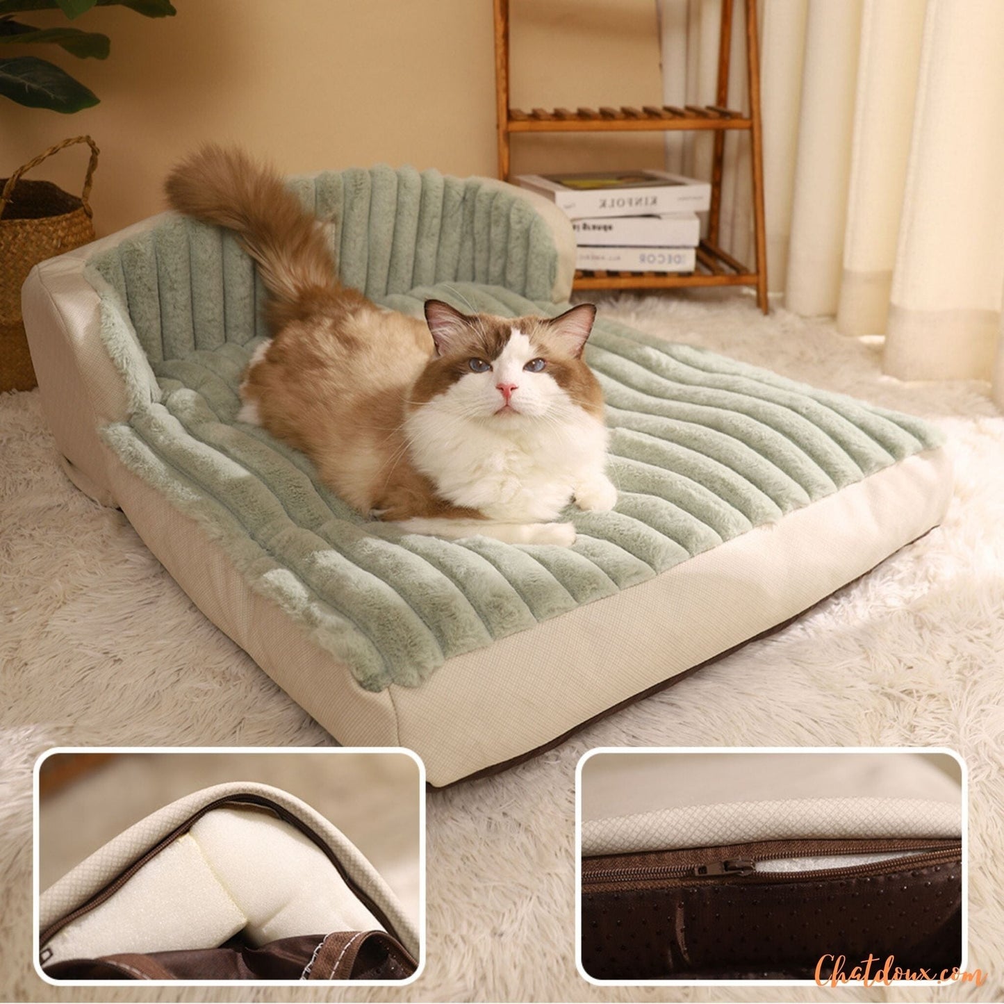 Lit pour chat | Moelit™ chat doux