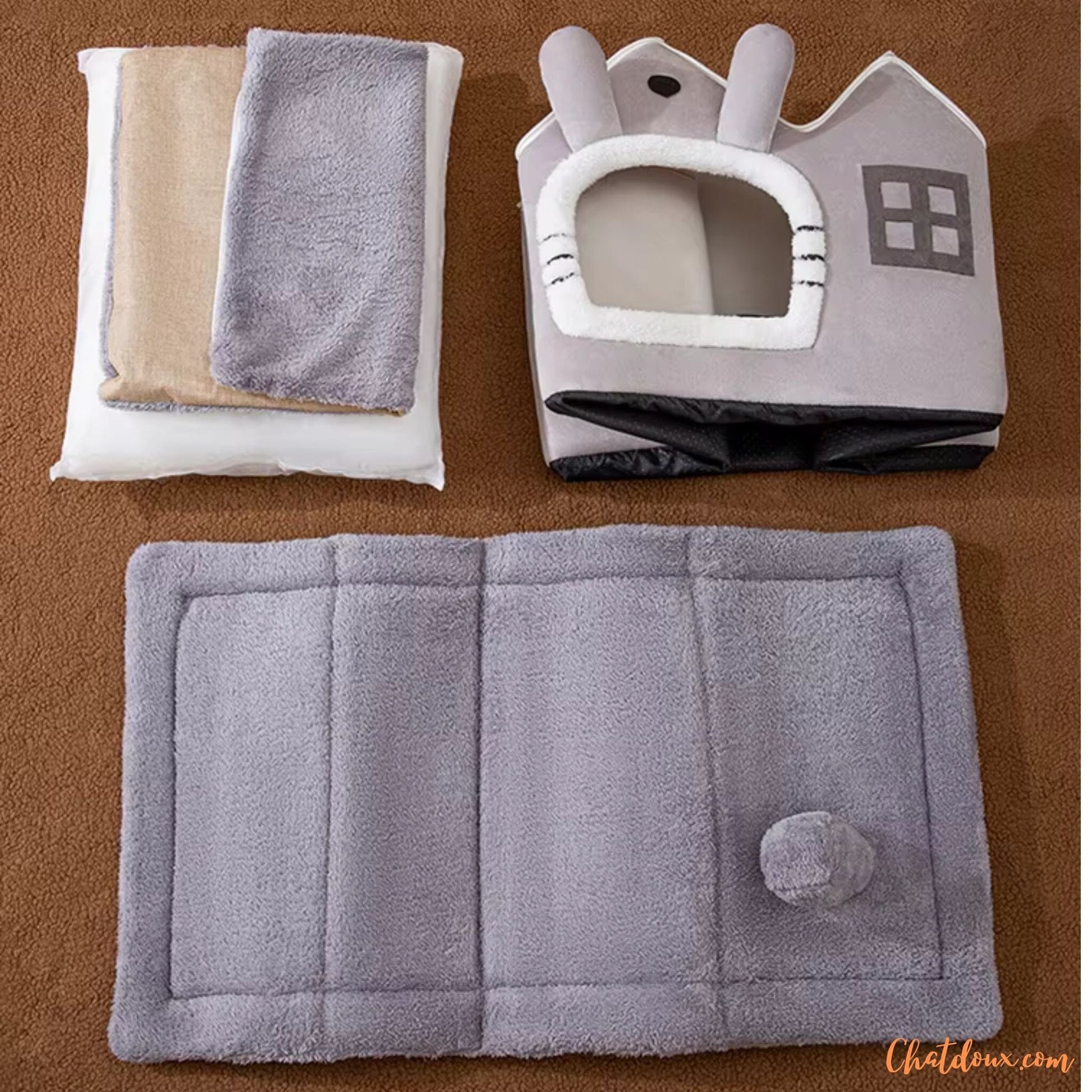 Niche-pour-chat-pliable