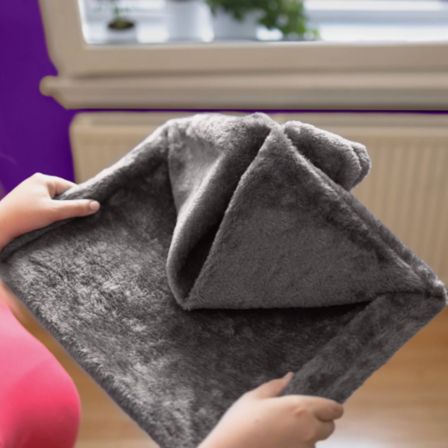Hamac Chat pour Radiateur Gris| CatyChaudâą chat doux