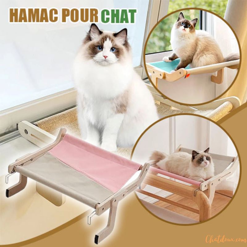 Hamac pour chat | HamCat™ chat doux