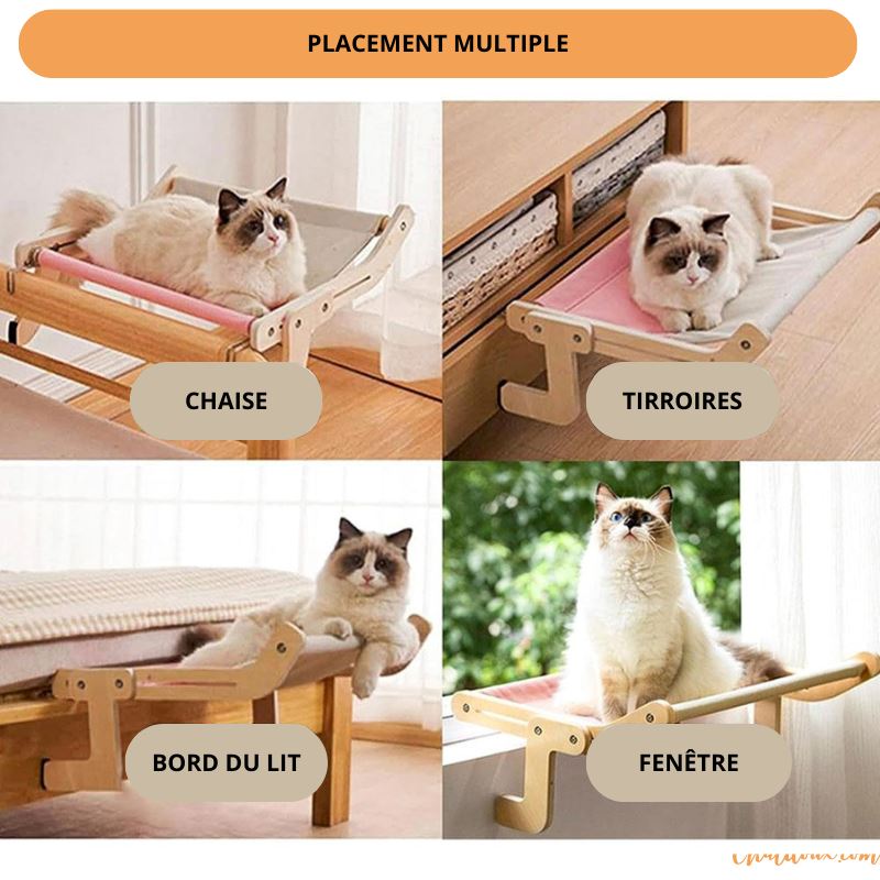 Hamac pour chat | HamCat™ chat doux
