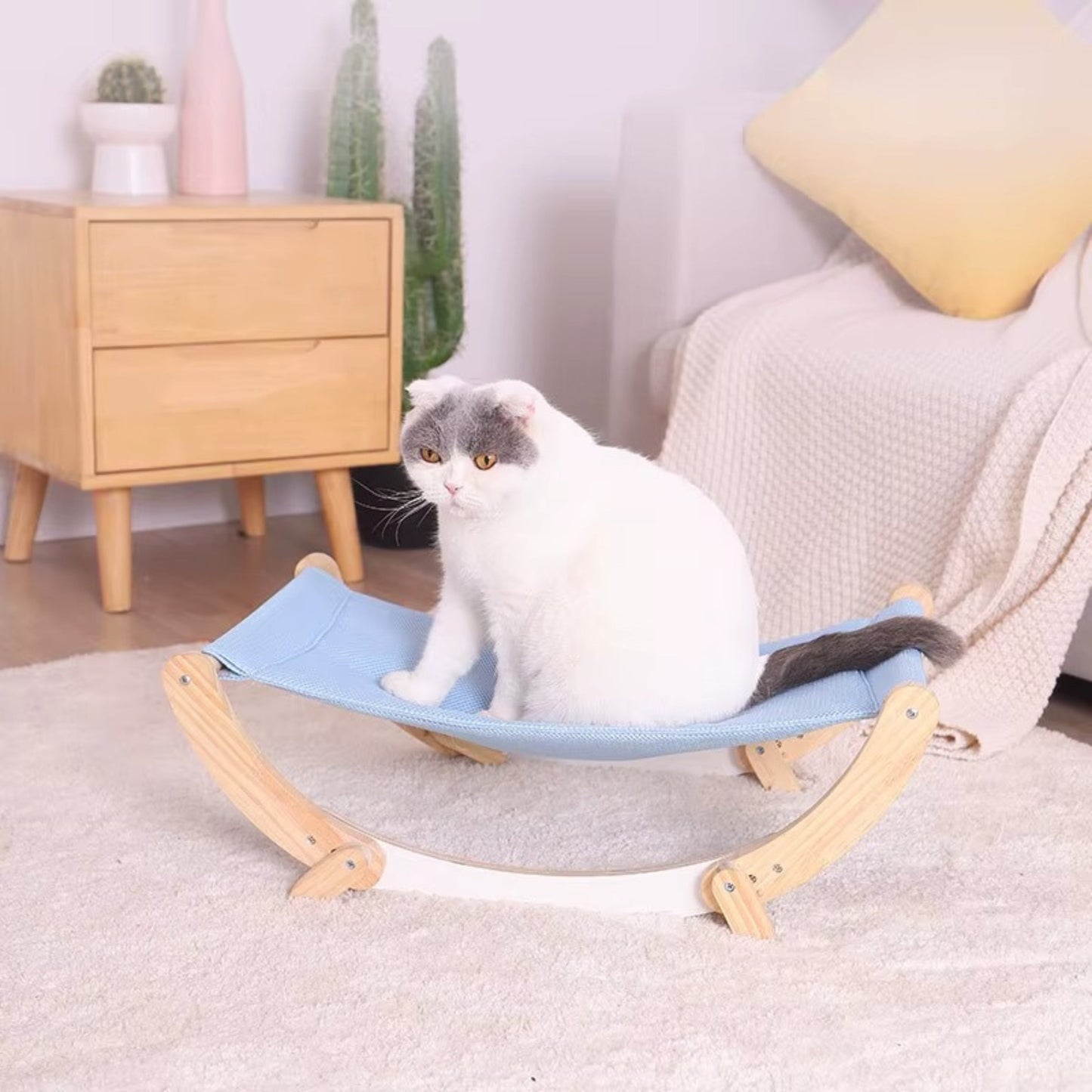 hamac chat - Hamac en bois | BalansoChatâą chat doux