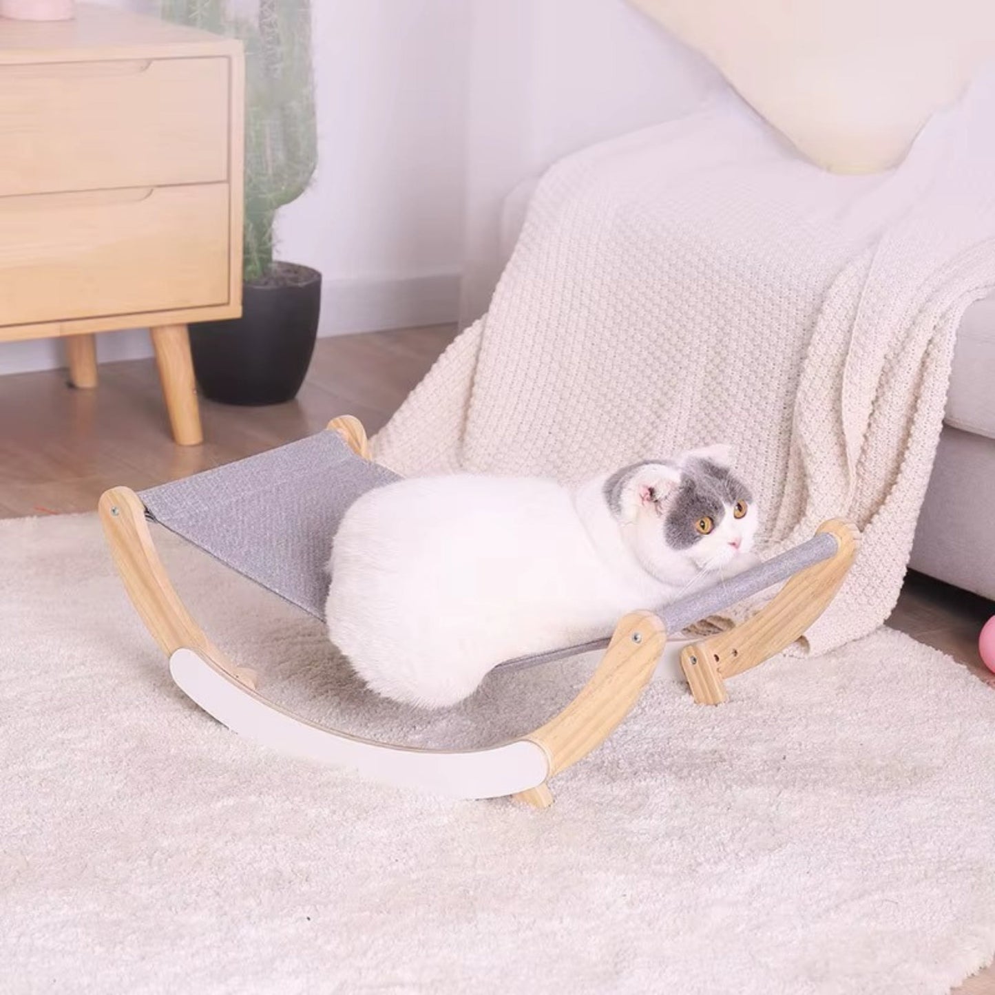 hamac chat - Hamac en bois | BalansoChatâą chat doux