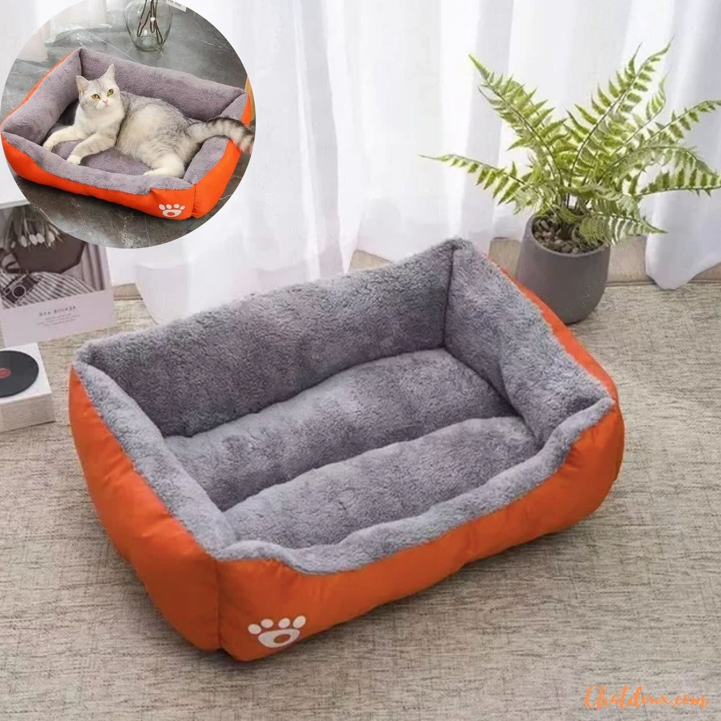 panier pour chat | convertible en niche chat |Paniche™ chatdoux