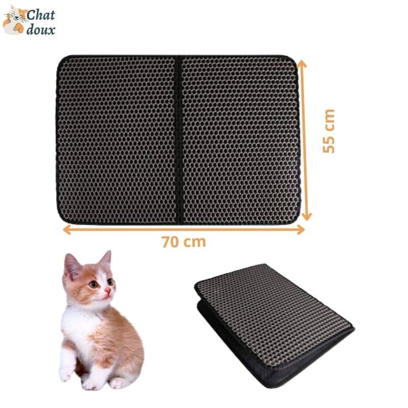 Tapis de litière imperméable | CatMat ™ chat doux