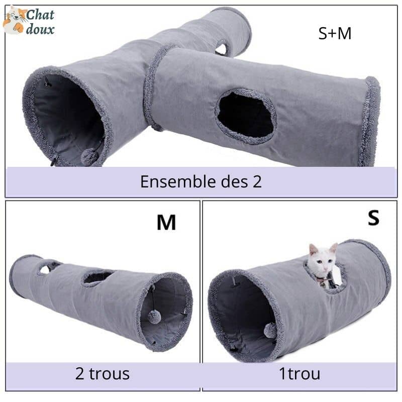 Tunnel d'exploration pour chat | FanyTanny™ chat doux