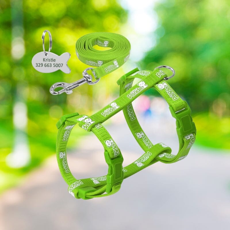 Harnais chat - harnais chaton chat doux