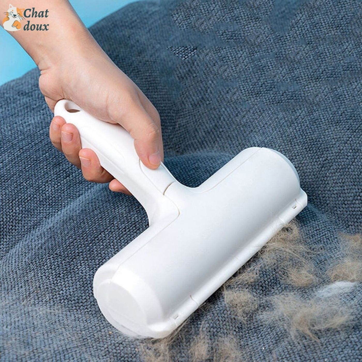 Rouleau anti-poils | Éliminateur de poils | TopClean™ chat doux