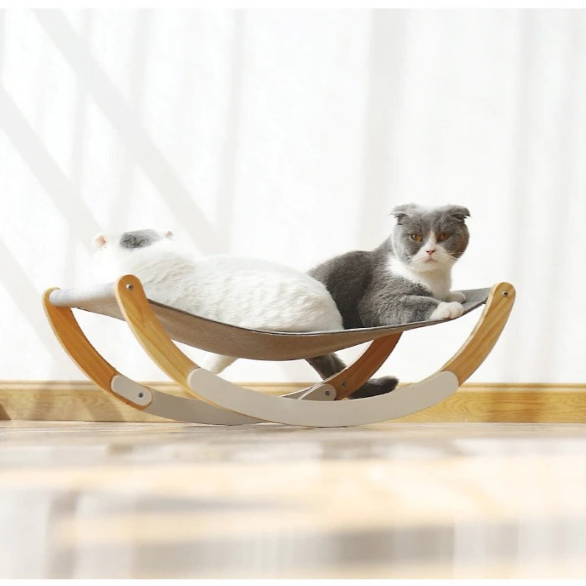 hamac chat - Hamac en bois | BalansoChat™ chat doux