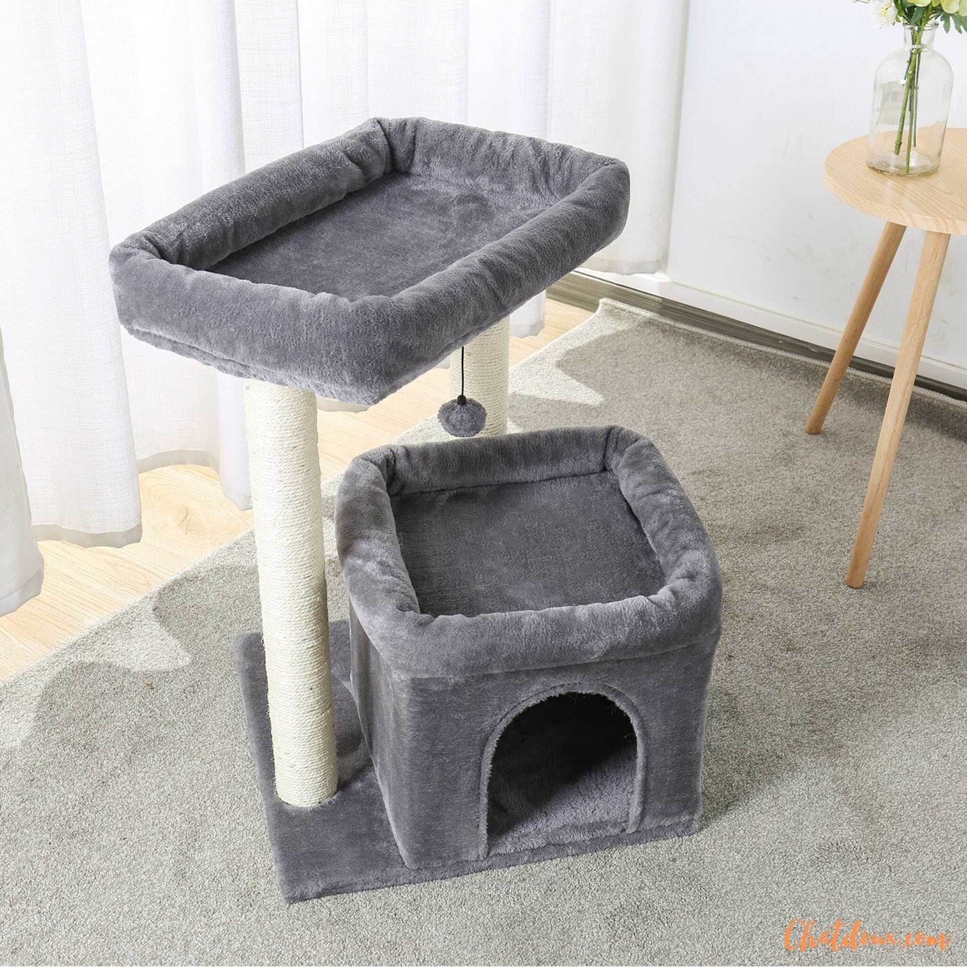 Petit arbre à chat gris | TreeCat chatdoux