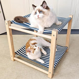 Hamac pour Chat - Hamac double niveau pour chat | CosyDuo chat doux