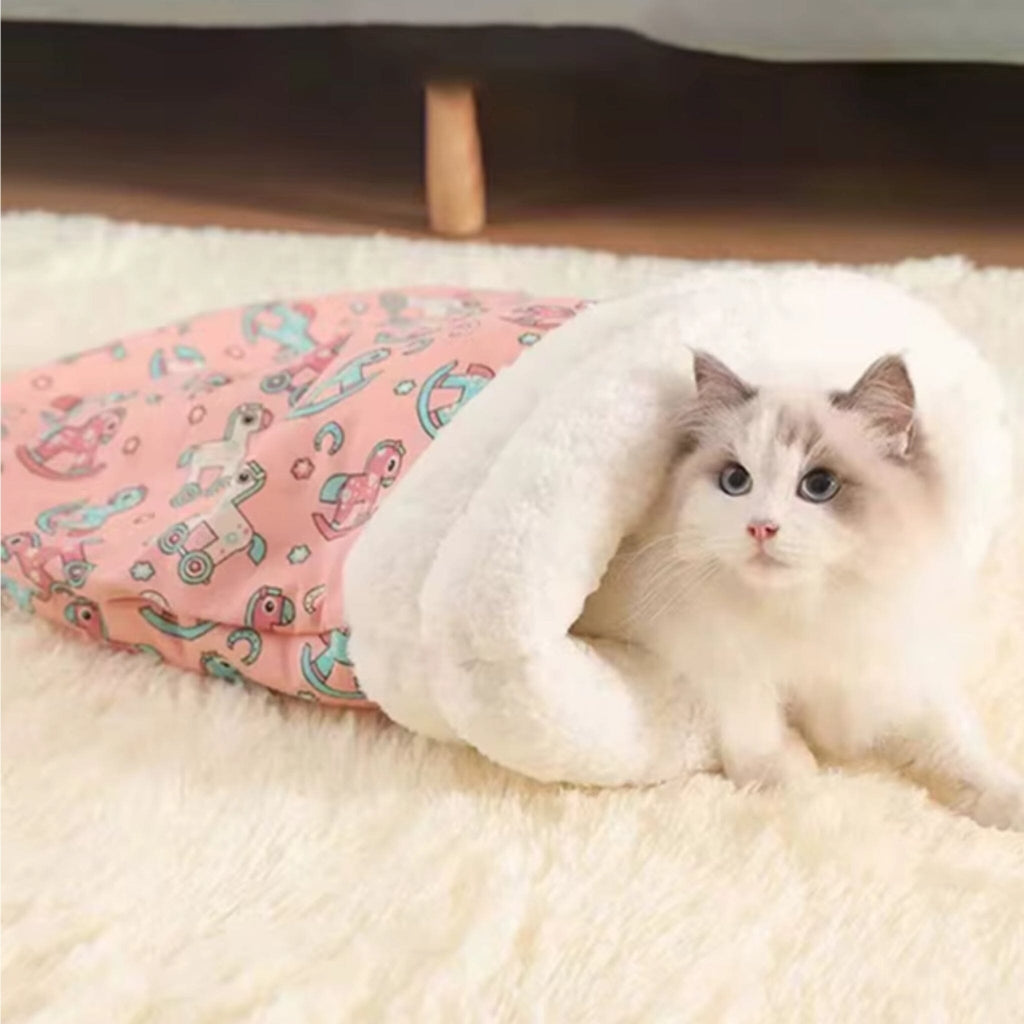 Lit pour chat, Sac de couchage pour chat – chat doux