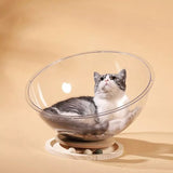 Lit pour chat - panier transparent chat -panier chaton | ConfortPremium chat doux
