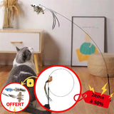 CANNE A PECHE CHAT | JOUET AMUSANT CHAT chat doux