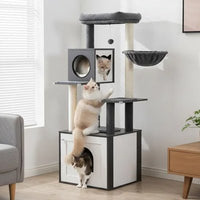 Arbre a Chat en bois | Naturel et Durable chat doux