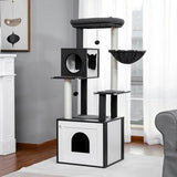 Arbre a Chat en bois | Naturel et Durable chat doux