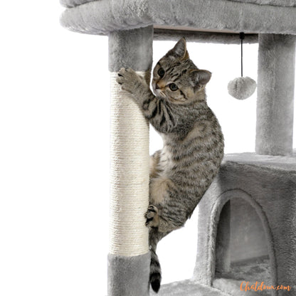 Arbre à Chat Gris | 4Cat™ chatdoux