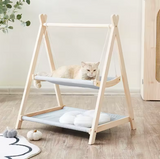 hamac chat - Hamac en bois | DuoLounge™ chat doux