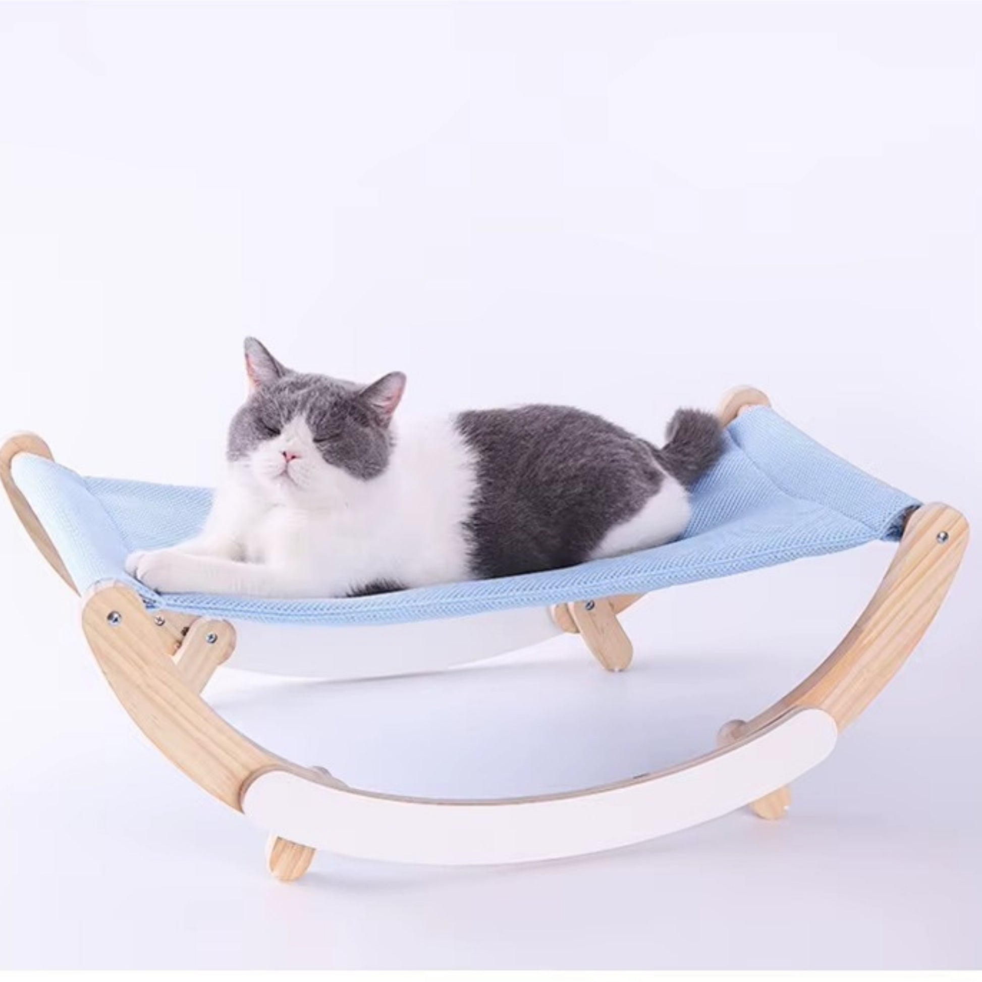 hamac chat - Hamac en bois | BalansoChat™ chat doux