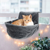 Hamac Chat pour Radiateur – Forme Circulaire Gris| GriHam™ chat doux