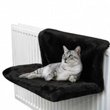 Hamac Chat pour Radiateur – Forme Rectangulaire Noir| HamNoi™ chat doux