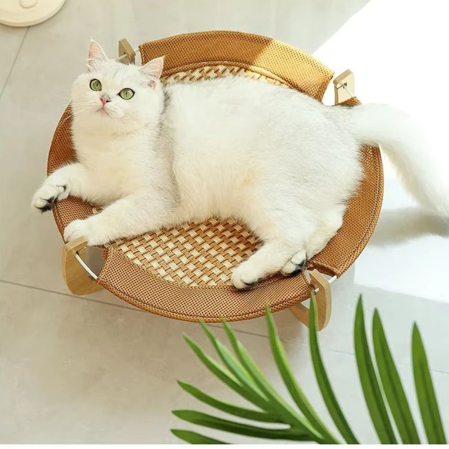 hamac pour chat - Hamac en bois | ZenRo™ chat doux