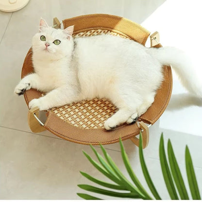 hamac pour chat - Hamac en bois | ZenRo™ chat doux