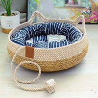 Panier chat osier | PanyCat™ chat doux