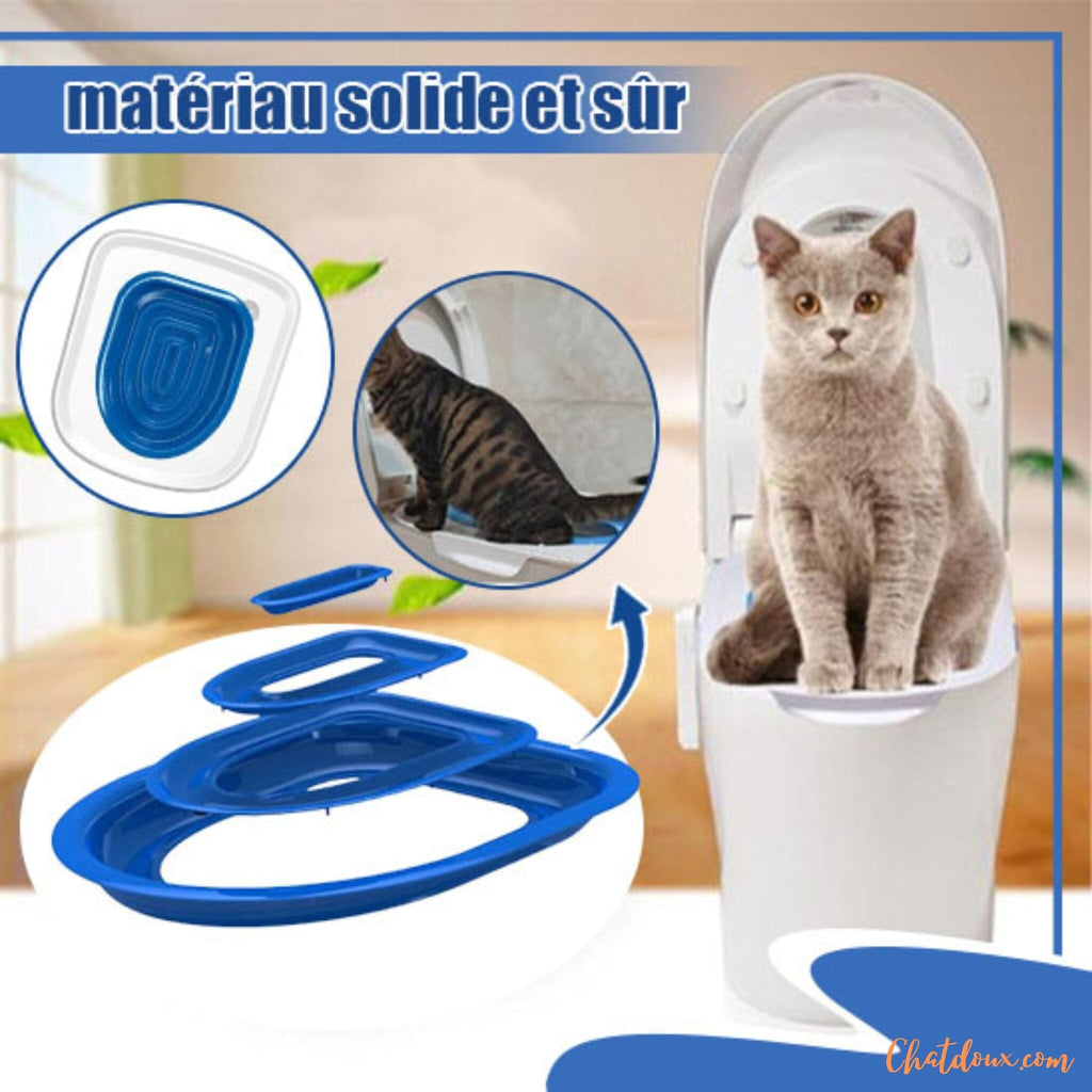Kit d'entrainement pour chat|Apprendre a mon chat d'aller au toilette ...