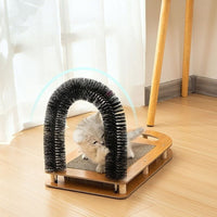 Masseur pour chat - grattoir pour chat et jouet interactif suspendu chat doux