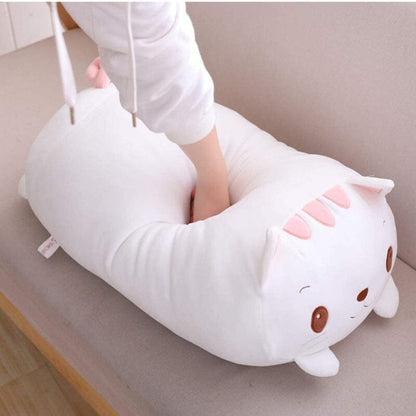PELUCHE CHAT - COUSSIN CHAT - DOUX ET CONFORTABLE chat doux