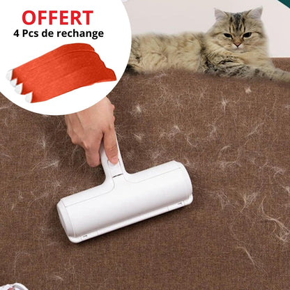 Rouleau anti-poils | Éliminateur de poils | TopClean™ chat doux