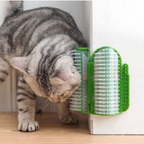 Brosse de coin pour massage chat - toilettage chat | CornerBruch™ chat doux