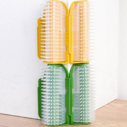 Brosse de coin pour massage chat - toilettage chat | CornerBruch™ chat doux