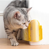 Brosse de coin pour massage chat - toilettage chat | CornerBruch™ chat doux