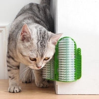 Brosse de coin pour massage chat - toilettage chat | CornerBruch™ chat doux