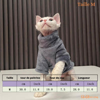 PULL CHAT | VÊTEMENT CHAUD POUR CHAT |  ChauChat™ chat doux